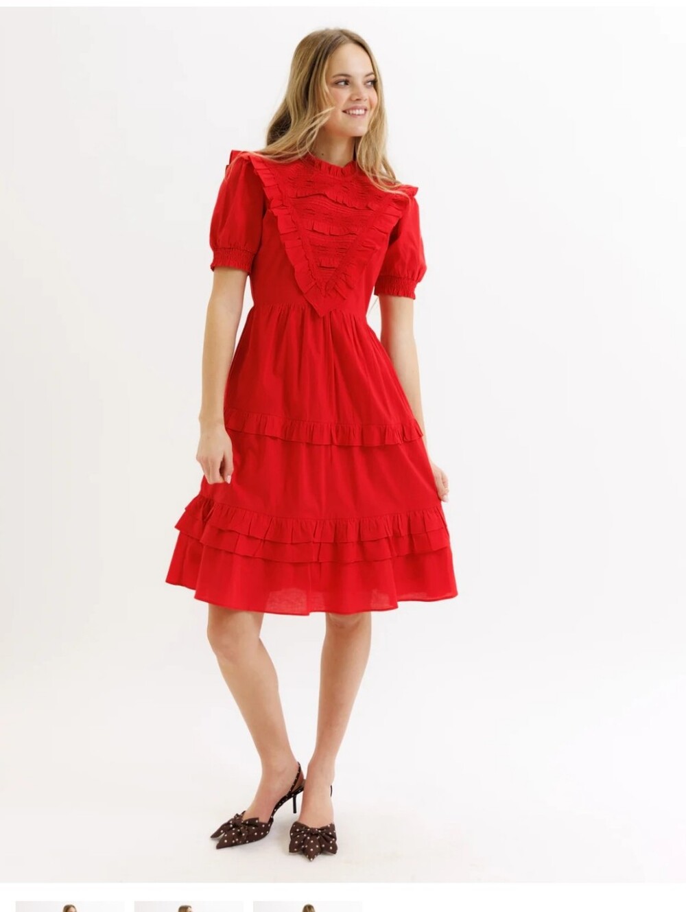 NWT Red Vintage Style Dress